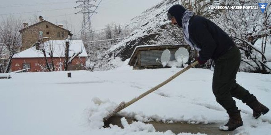 Hakkari'de 247 yerleşim biriminin yolu kardan kapandı
