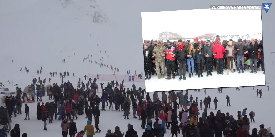 Hakkari kar festivaline 3 bin kişi katıldı
