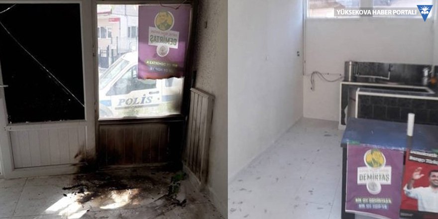 HDP binasına molotoflu saldırı