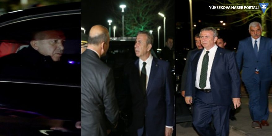 Mansur Yavaş, protokolle Erdoğan'ı karşıladı