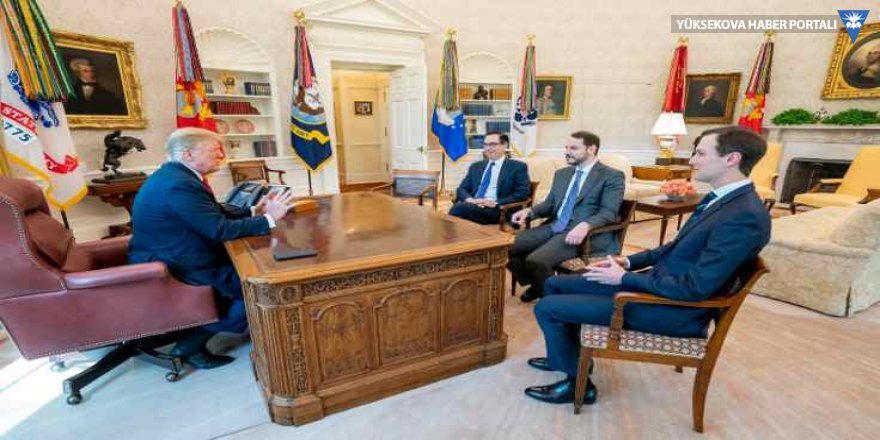 Berat Albayrak, Beyaz Saray'da Trump'la görüştü
