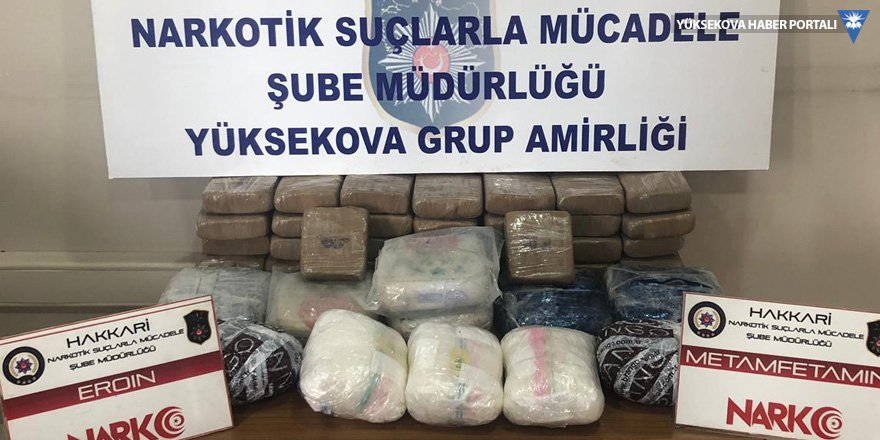 Yüksekova'da 27 kilo 540 gram uyuşturucu ele geçirildi
