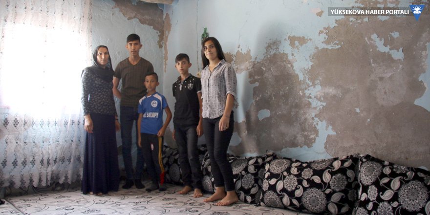 Silopi'de 5 çocuğuyla yaşadığı harabe evden destek bekliyor
