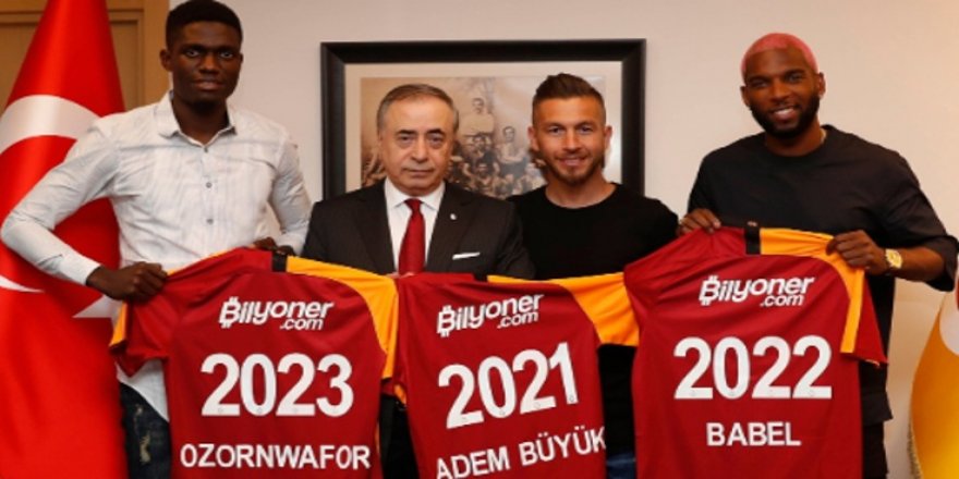 Galatasaray'dan bir günde üç transfer