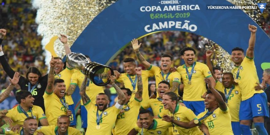 Kupa Amerika'da Şampiyon Brezilya oldu