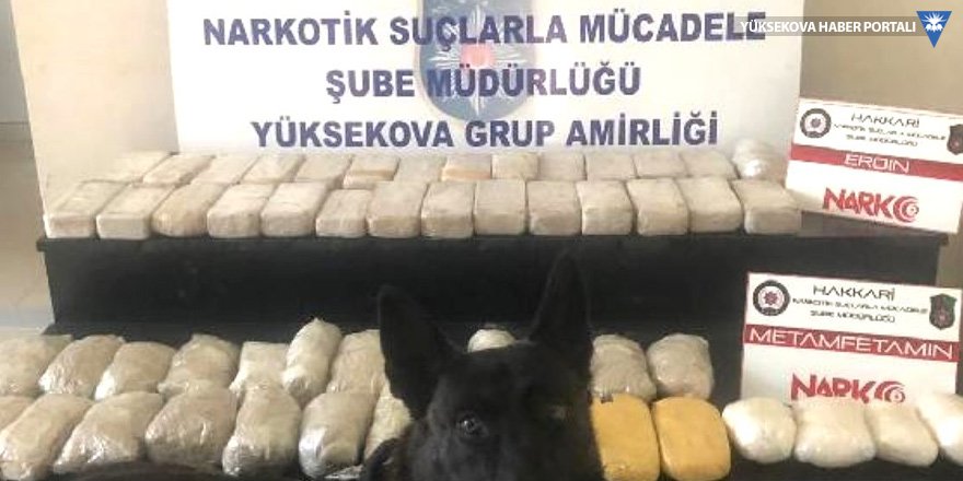Yüksekova'da 29 kilo 320 gram uyuşturucu ele geçirildi