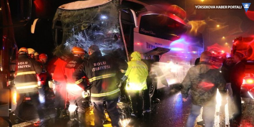 Diyarbakır otobüsü kaza yaptı: 30 yaralı