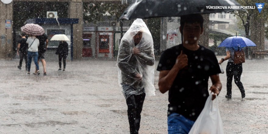 Meteoroloji'den birçok şehir için kuvvetli yağış uyarısı