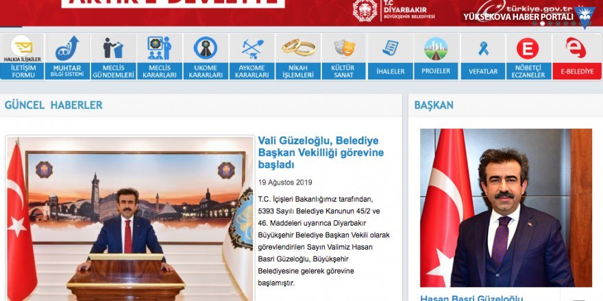 Kayyım, belediyenin internet sitesinden Mızraklı'yı sildi