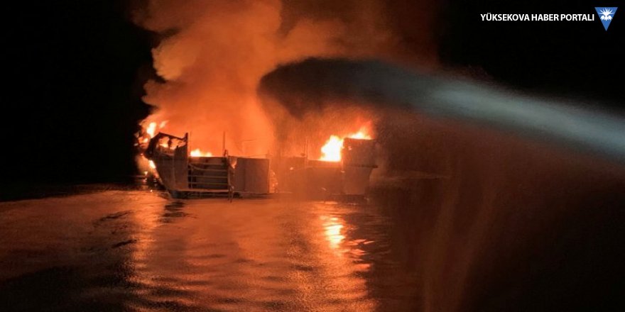 ABD'de dalış teknesinde yangın: 25 kişi öldü