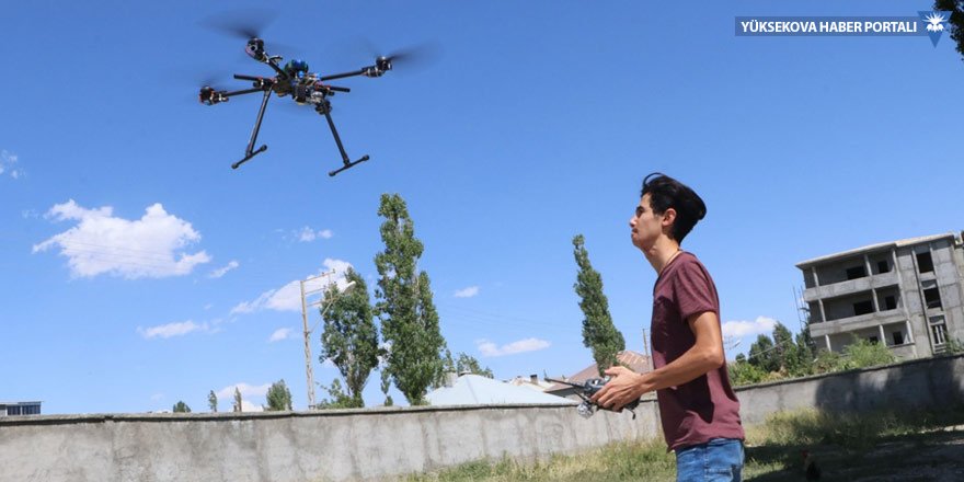Hurdadan drone yapan Yüksekovalı Bedran, TEKNOFEST'e katılıyor