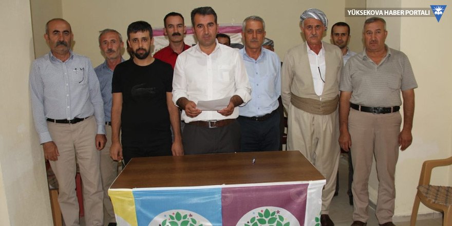 HDP Şemdinli Teşkilatından 'kayyım' açıklaması