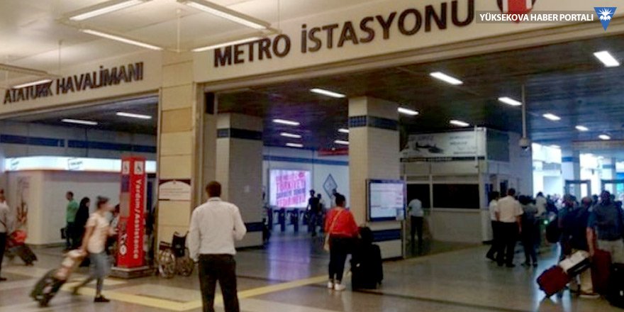 Atatürk Havalimanı'na metro seferleri durduruldu