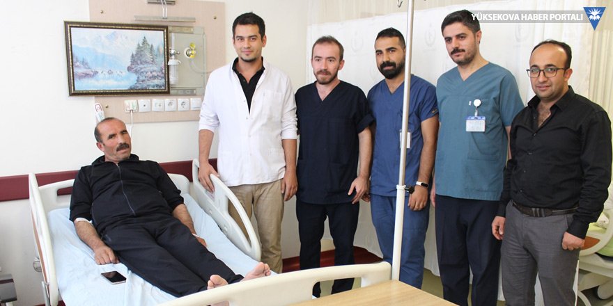 Şemdinli'de sinüzit ameliyatı yapıldı