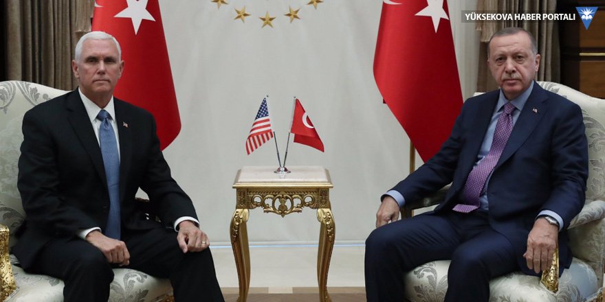 Cumhurbaşkanı Erdoğan'ın Pence'le görüşmesi sona erdi