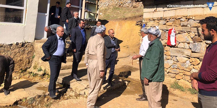 HDP Hakkari Milletvekili Sait Dede Şemdinli'de köyleri ziyaret etti