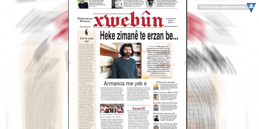 Kürtçe gazete ‘Xwebûn’ çıktı