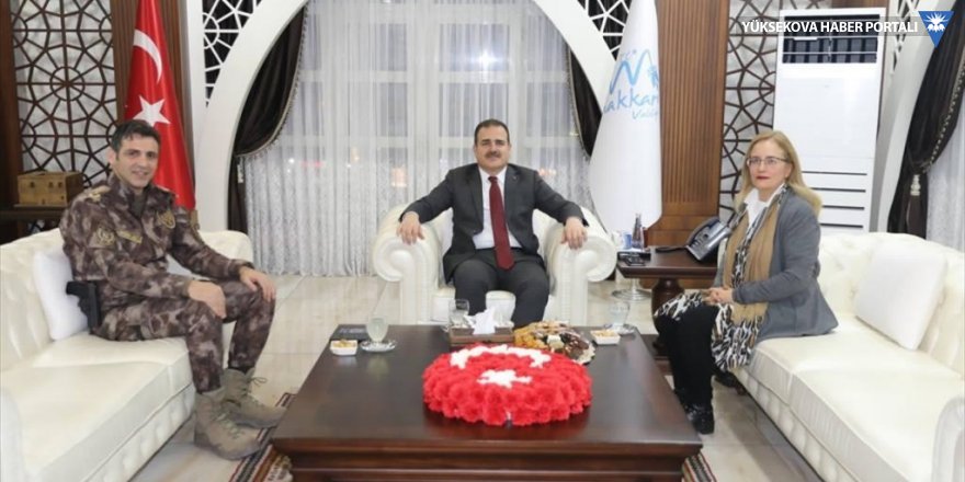 Büyükelçi Yazgan Hakkari Valisi Akbıyık'ı ziyaret etti