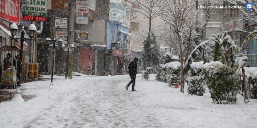 Cizre’de 3 yıl aradan sonra kar yağışı