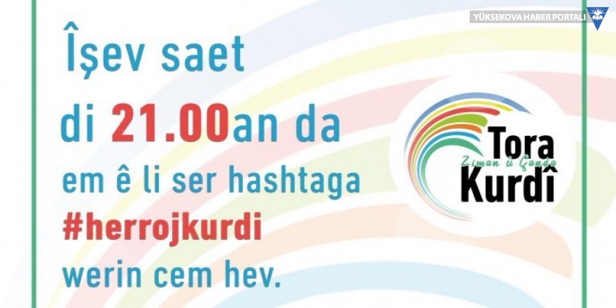 Kürt Dil ve Kültür Ağı'ndan #herrojkurdi kampanyası
