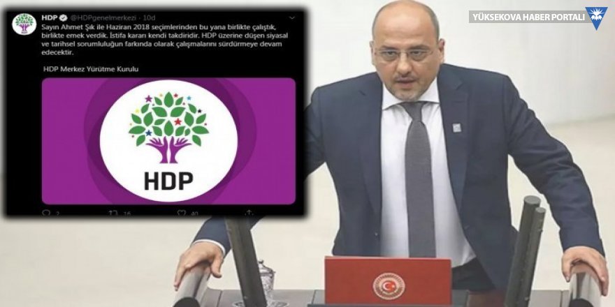 HDP: Şık’ın istifa kararı kendi takdiridir