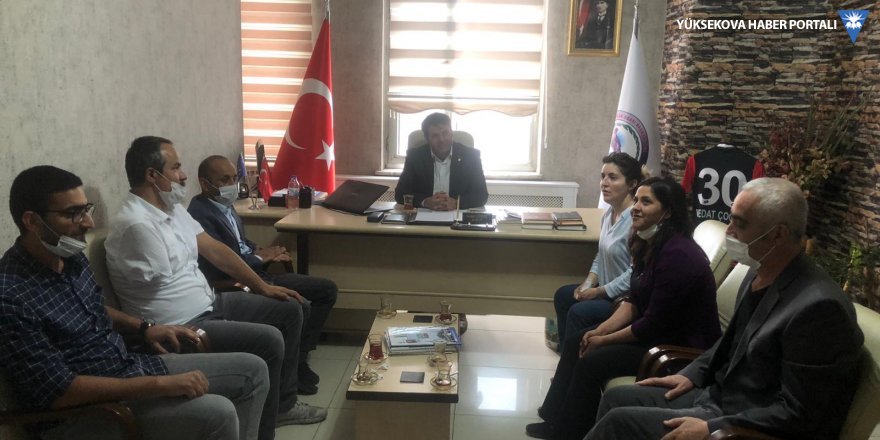 HDP'den Yüksekova'daki STK'lara ziyaret