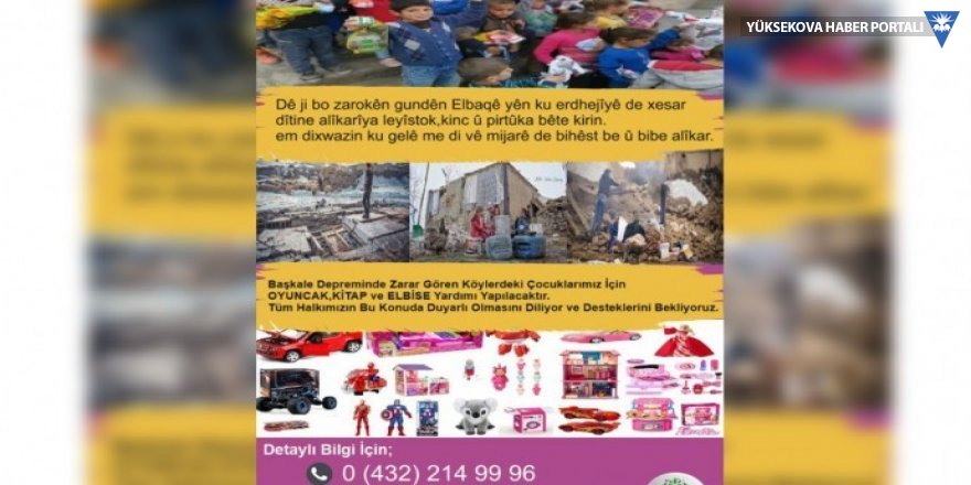 HDP Gençlik Meclisi’nden depremzede çocuklar için kampanya