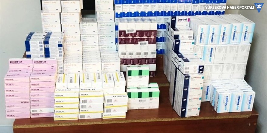 Van'da usulsüz satışı yapılan 37 bin 36 tablet ilaç ele geçirildi