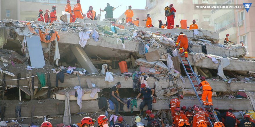 İzmir'deki depremde can kaybı 58'e yükseldi