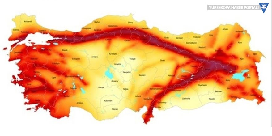 Hakkari ne kadar tehlikede? İşte il il Türkiye'nin deprem haritası