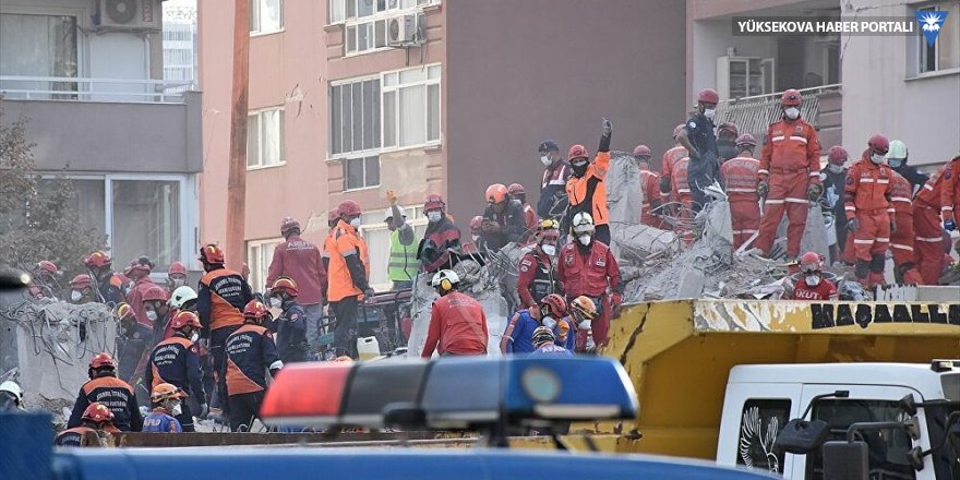 İzmir'deki depremde can kaybı 111 oldu