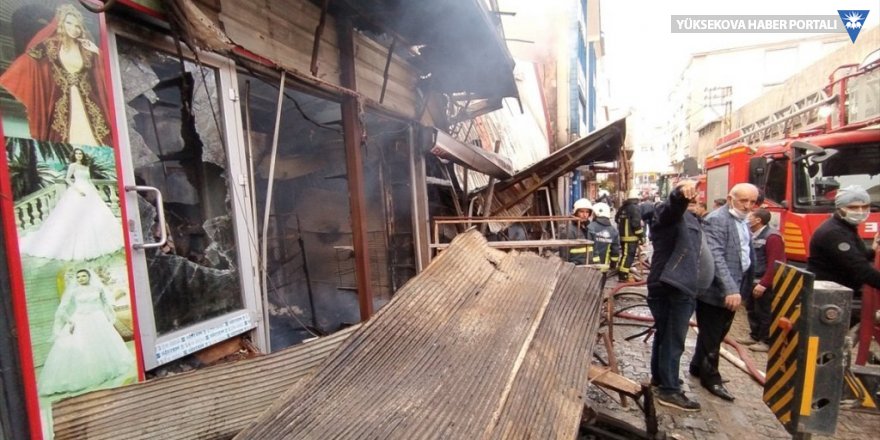 Van'ın Özalp ilçesinde pasajda çıkan yangın kontrol altına alındı