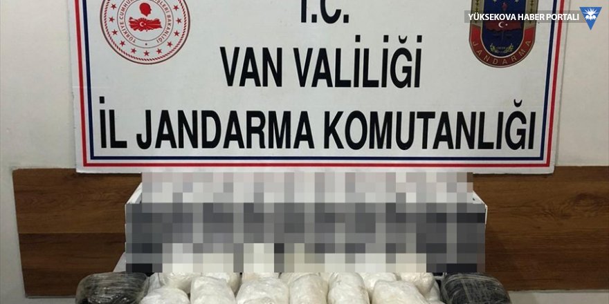 Van'da 19 kilogram uyuşturucu ele geçirildi