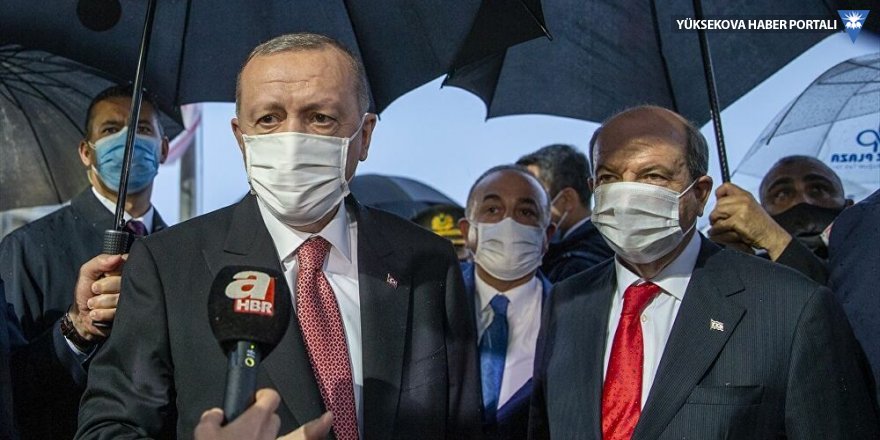 Erdoğan ve Kuzey Kıbrıs lideri Tatar, Maraş'ta ortak açıklama yaptı