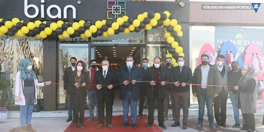 Yüksekova'da Bian şirket mağazası açıldı