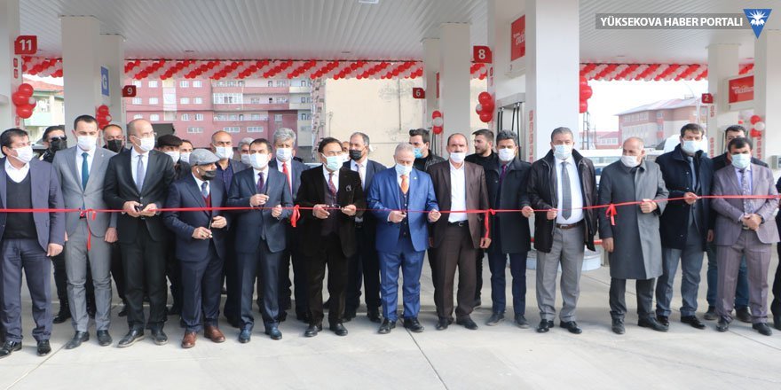 Yüksekova'da Total Benzin İstasyonu açıldı
