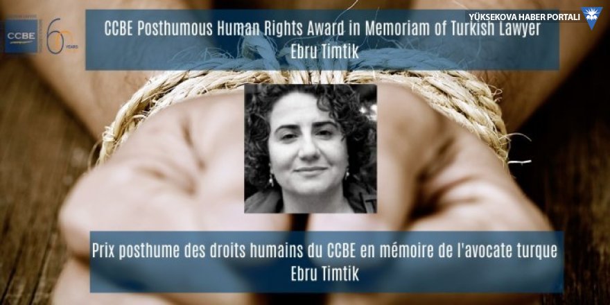 2020 İnsan Hakları Ödülü'ne Ebru Timtik layık görüldü