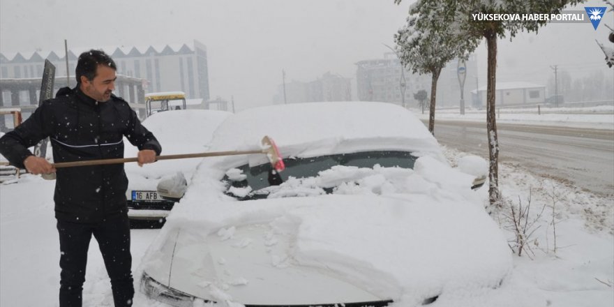 Yüksekova'da kar yağışı başladı - 29-11-2020