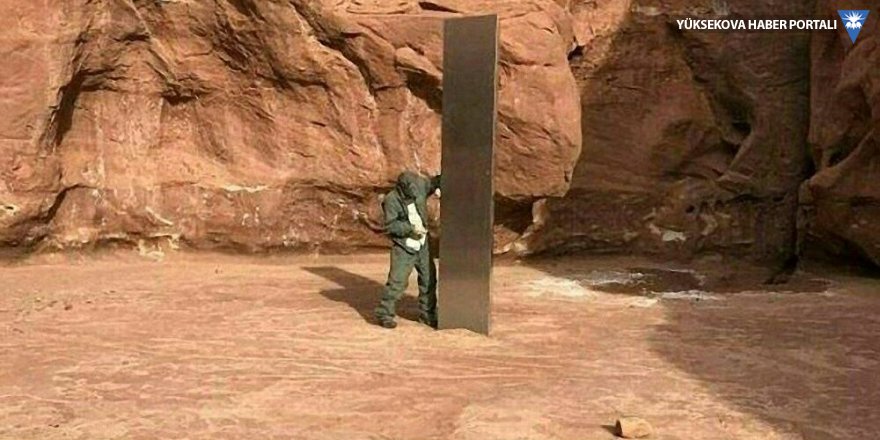 ABD'de dikili bulunan gizemli metal monolit kayboldu