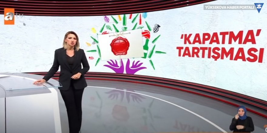 HDP'nin logosuna bomba ve mermi koyan ATV, RTÜK'e şikayet edildi