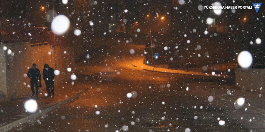 Yüksekova'da kar yağışının iki gün boyunca etkili olması bekleniyor