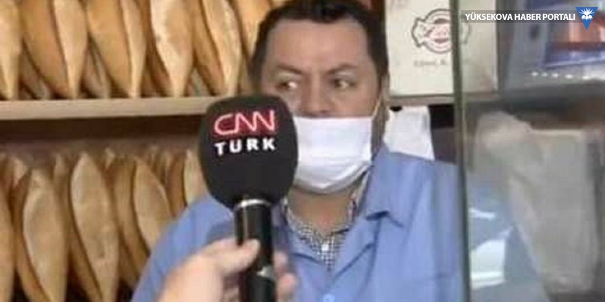 CNN Türk muhabiri, esnafın cevabını duyunca mikrofonu geri çekti