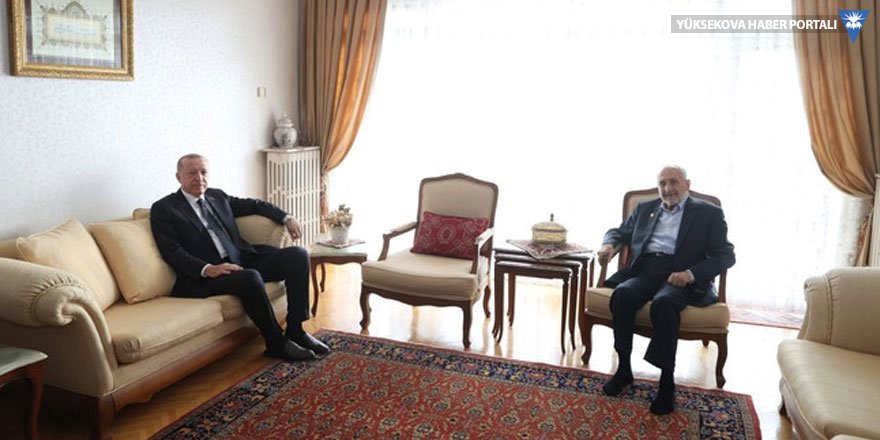 Erdoğan, Saadet Partisi yöneticisi Oğuzhan Asiltürk'ü ziyaret etti