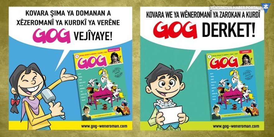İlk Kürtçe çizgi roman çocuk dergisi GOG yayına başladı