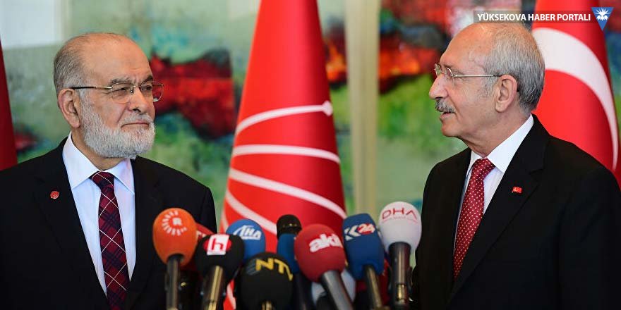 Kılıçdaroğlu ve Karamollaoğlu'ndan ortak basın toplantısı: 'Şu aşamada ittifak arayışı yok'