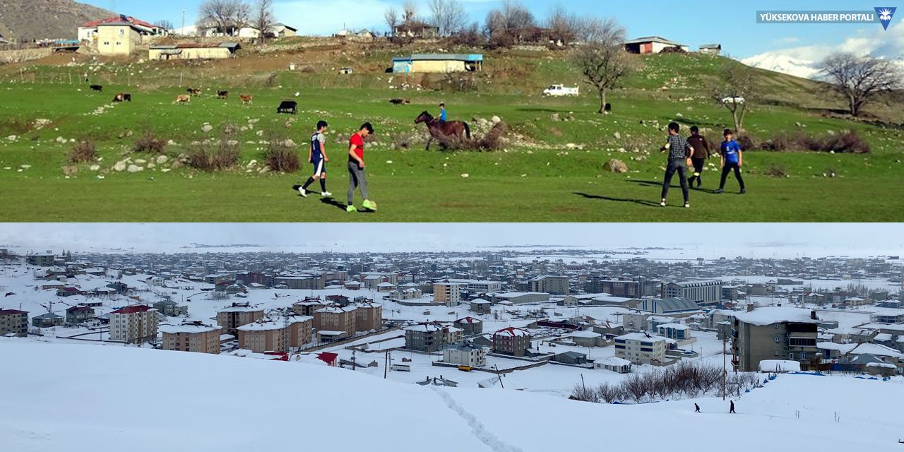 Yüksekova'da kış, Derecik'te bahar havası