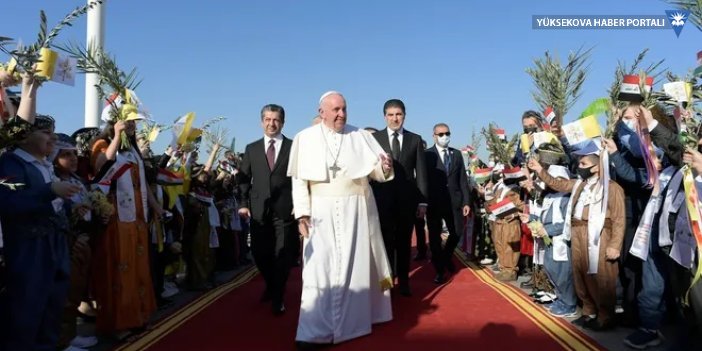 Papa Francis Neçirvan Barzani'ye teşekkür etti, 'Kürdistan'da özgürlük var' dedi