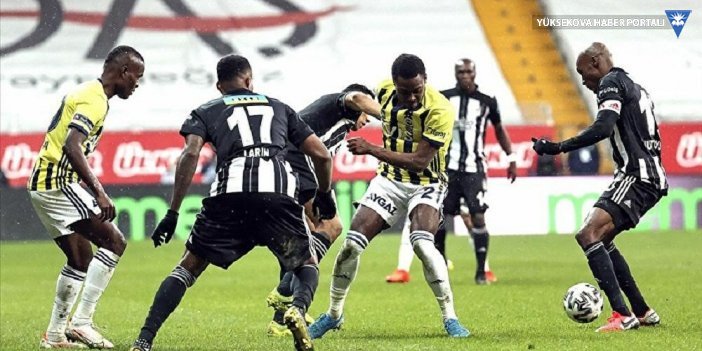 Beşiktaş ile Fenerbahçe 1-1 berabere kaldı
