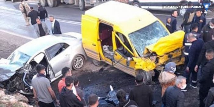 Şırnak'ta trafik kazası: 4 kişi yaşamını yitirdi, 2 kişi yaralandı