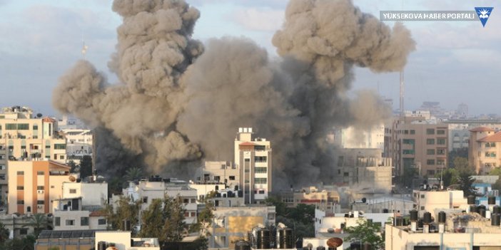 İsrail'in saldırıları sonucu Gazze'de Sağlık Bakanlığı binası ile Covid test merkezi zarar gördü